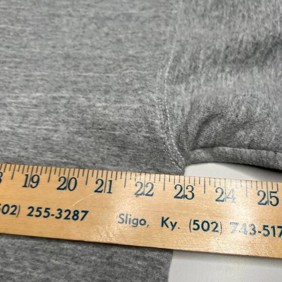 Vintage 90s Guess Georges Marciano Sweatshirt USA Made Gray Triangle Logo Size L - Picture 7 of 12